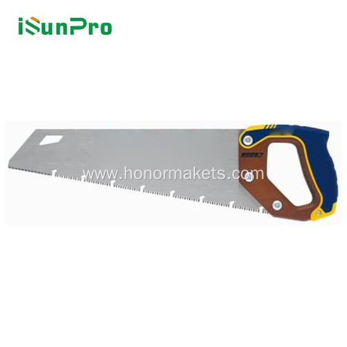 Isunpro 15 inch hand saw The tapered pitch nose on the woodworking saw provides better clearance and stability garden saw